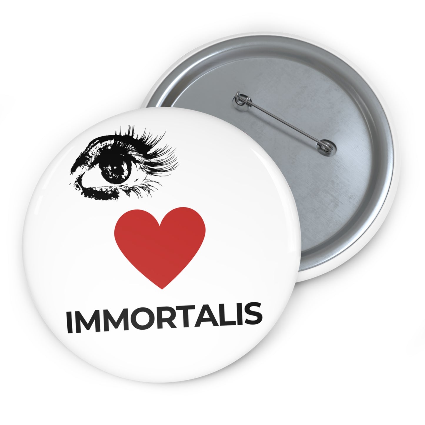Eye Love Immortalis Pin Buttons