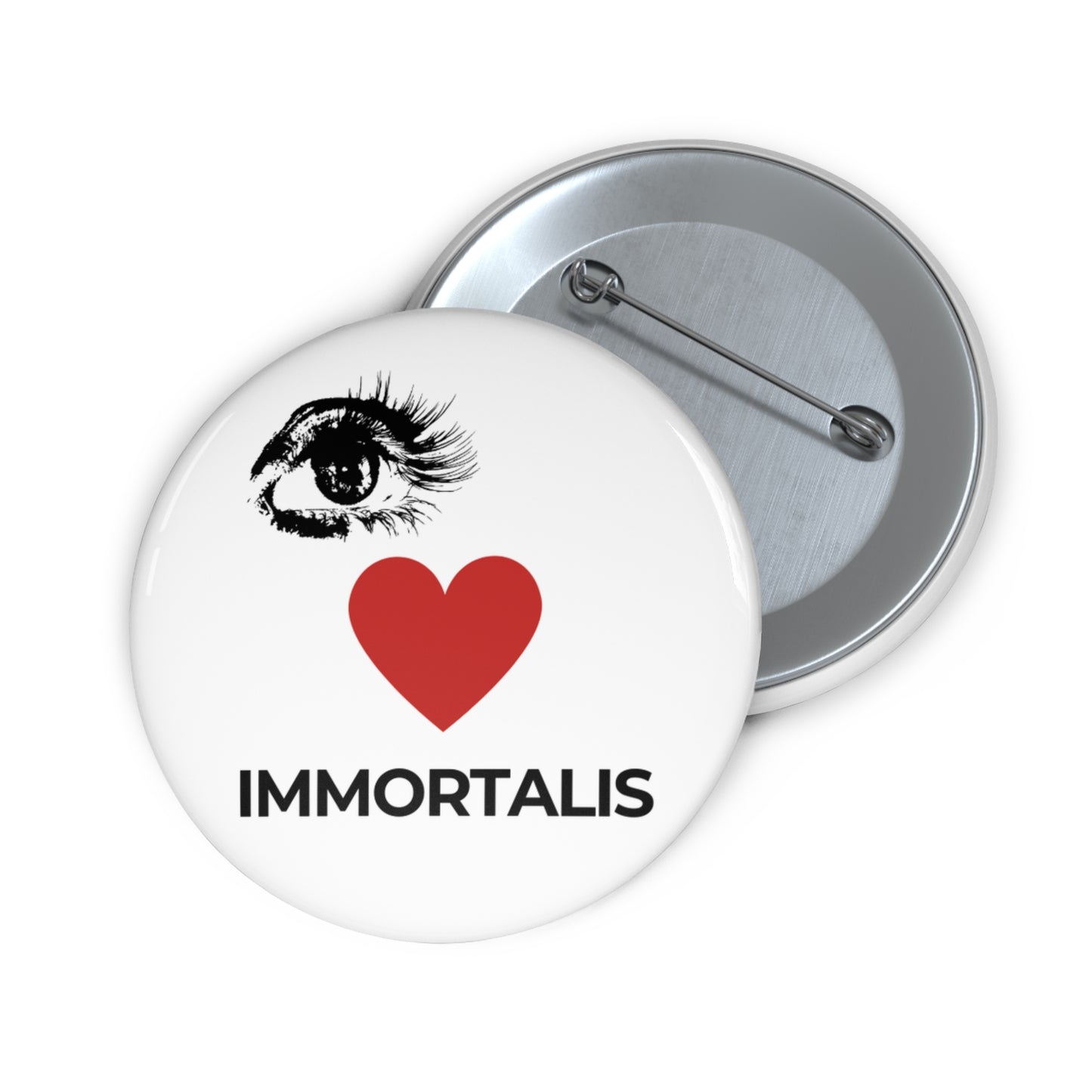 Eye Love Immortalis Pin Buttons