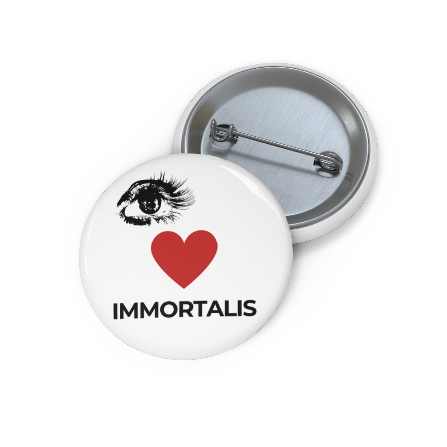 Eye Love Immortalis Pin Buttons