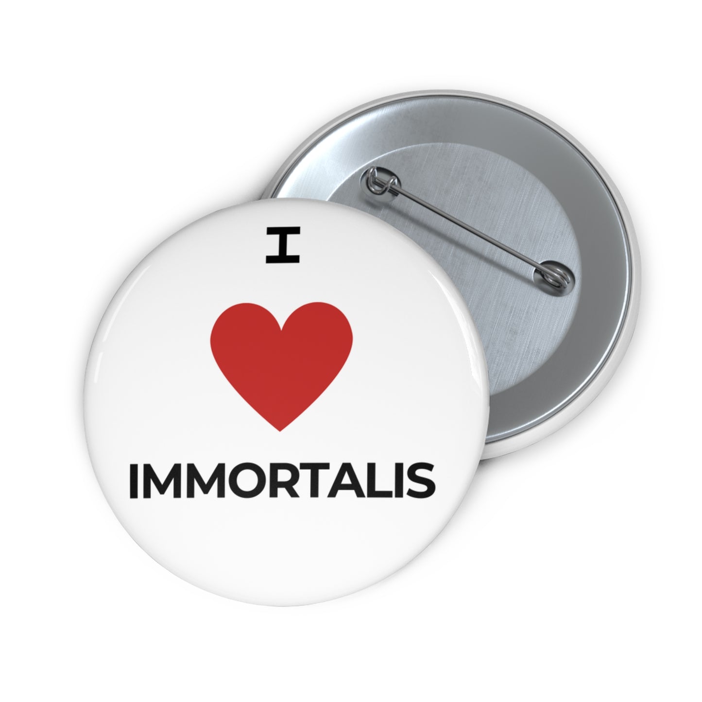 I Love Immortalis Pin Buttons