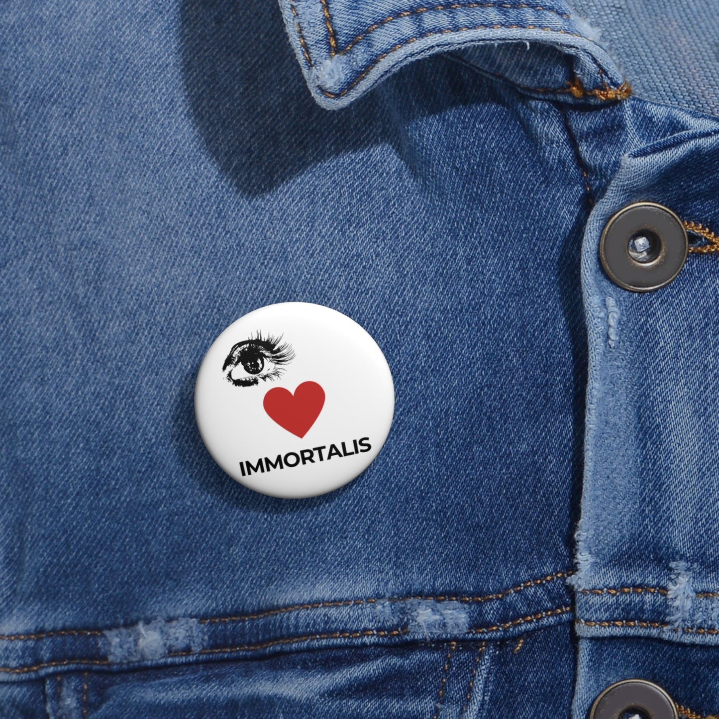 Eye Love Immortalis Pin Buttons